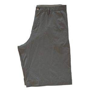 Adidas Climalite Gray Golf Shorts Flat Front Men's 33” Waist